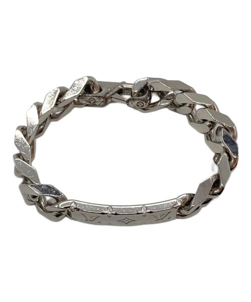 LOUIS VUITTON（ルイ ヴィトン）LOUIS VUITTON (ルイ ヴィトン) モノグラムIDチェーンブレスレット/Monogram Chain Bracelet シルバーの古着・服飾アイテム