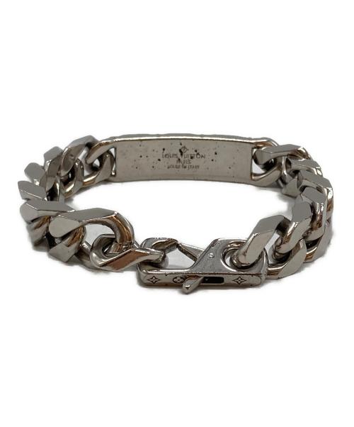 LOUIS VUITTON（ルイ ヴィトン）LOUIS VUITTON (ルイ ヴィトン) モノグラムIDチェーンブレスレット/Monogram Chain Bracelet シルバーの古着・服飾アイテム
