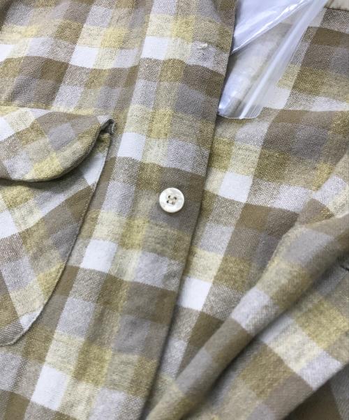 PENDLETON（ペンドルトン）PENDLETON (ペンドルトン) 70s ウールボードシャツ イエロー サイズ:Mの古着・服飾アイテム