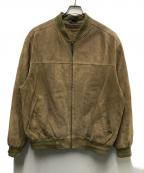 JOHN ASHFORDジョン アッシュフォード）の古着「ヌバックレザーブルゾン」｜グレー