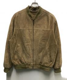 JOHN ASHFORD（ジョン アッシュフォード）の古着「ヌバックレザーブルゾン」｜グレー