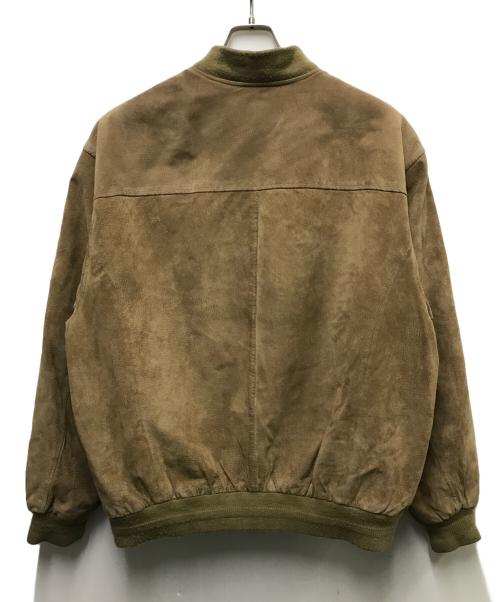 JOHN ASHFORD（ジョン アッシュフォード）JOHN ASHFORD (ジョン アッシュフォード) ヌバックレザーブルゾン グレー サイズ:Ｌの古着・服飾アイテム