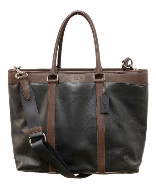 COACH（コーチ）COACH (コーチ) 2WAYバッグ ネイビーの古着・服飾アイテム