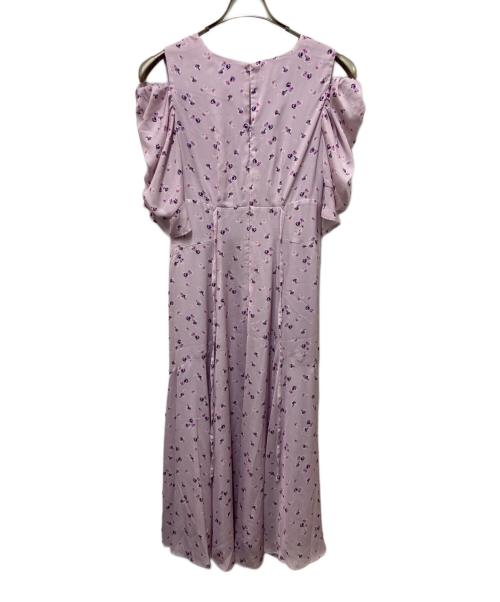 HER LIP TO（ハーリップトゥ）Her lip to (ハーリップトゥ) Marguerite Open Shoulder Dress パープル サイズ:Mの古着・服飾アイテム