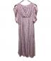 Her lip to（ハーリップトゥ）の古着「Marguerite Open Shoulder Dress」｜パープル