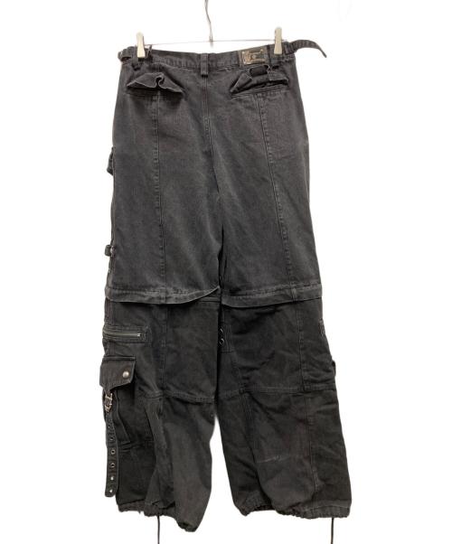 rosen kreuz（ローゼンクロイツ）ROSEN KREUZ (ローゼンクロイツ) 2WAY LONGBELT CARGOPANTS ブラック サイズ:3の古着・服飾アイテム