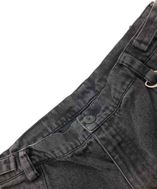 rosen kreuz（ローゼンクロイツ）ROSEN KREUZ (ローゼンクロイツ) 2WAY LONGBELT CARGOPANTS ブラック サイズ:3の古着・服飾アイテム