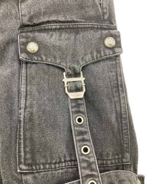 rosen kreuz（ローゼンクロイツ）ROSEN KREUZ (ローゼンクロイツ) 2WAY LONGBELT CARGOPANTS ブラック サイズ:3の古着・服飾アイテム