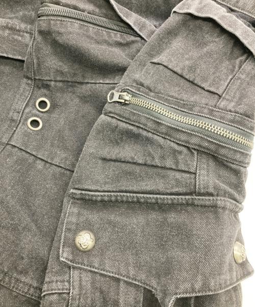 rosen kreuz（ローゼンクロイツ）ROSEN KREUZ (ローゼンクロイツ) 2WAY LONGBELT CARGOPANTS ブラック サイズ:3の古着・服飾アイテム