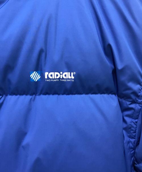 RADIALL SUBURBAN（ラディアル）RADIALL SUBURBAN (ラディアル) STAND COLLARED JACKET ブルー サイズ:Ｌの古着・服飾アイテム