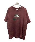 NIKE×DOVER STREET MARKETナイキ×ドーバー ストリート マーケット）の古着「ロゴTシャツ」｜パープル