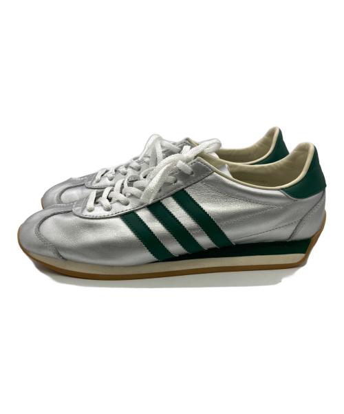 adidas（アディダス）adidas (アディダス)  COUNTRY OG W SILVMT/CGREEN/CWHITE シルバー サイズ:US10 1/2（27.5cm）の古着・服飾アイテム