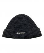 SUPREMEシュプリーム）の古着「Twisted Loose Gauge Beanie」｜ブラック