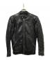 DIESEL（ディーゼル）の古着「シングルレザージャケット」｜ブラック