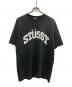 stussy（ステューシー）の古着「プリントTシャツ」｜ブラック