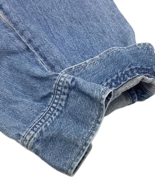 LEVI'S（リーバイス）LEVI'S (リーバイス) GANNI (ガニー) ダメージ加工 フリルカラーシャツ インディゴ サイズ:Ｓの古着・服飾アイテム