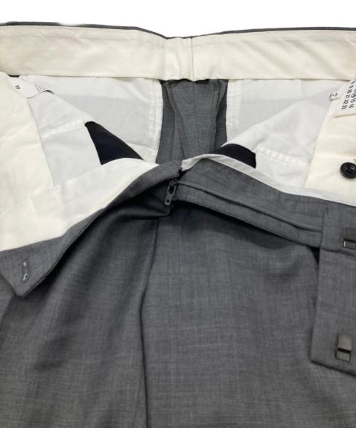 Maison Margiela（メゾンマルジェラ）Maison Margiela (メゾンマルジェラ) センタープレスパンツ/Center crease pants グレー サイズ:48の古着・服飾アイテム