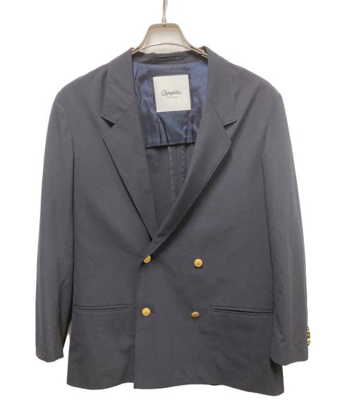 Gymphlex（ジムフレックス）Gymphlex (ジムフレックス) DOUBLE BLAZER JACKET ネイビー サイズ:14の古着・服飾アイテム