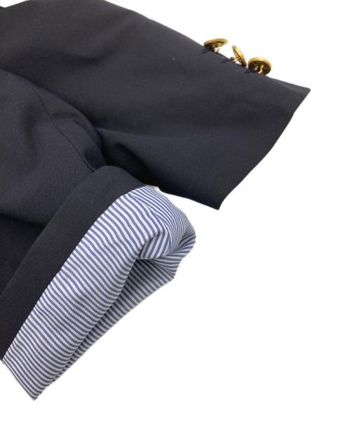 Gymphlex（ジムフレックス）Gymphlex (ジムフレックス) DOUBLE BLAZER JACKET ネイビー サイズ:14の古着・服飾アイテム