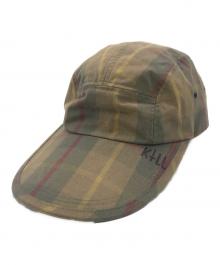 BRITISH MILLERAIN×override（ブリティッシュミラレーン×オーバーライド）の古着「ロングビルキャップ」｜ベージュ