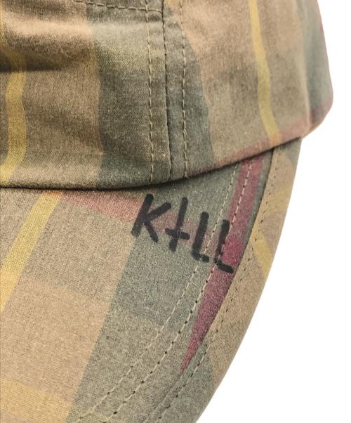 BRITISH MILLERAIN（ブリティッシュミラレーン）british millerain (ブリティッシュミラレーン) override (オーバーライド) ロングビルキャップ ベージュ サイズ:SIZE 57CM-59CMの古着・服飾アイテム