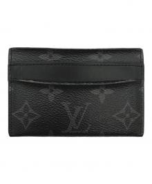 LOUIS VUITTON（ルイ ヴィトン）の古着「カードケース ポルト・カルト・ダブル」｜ブラック