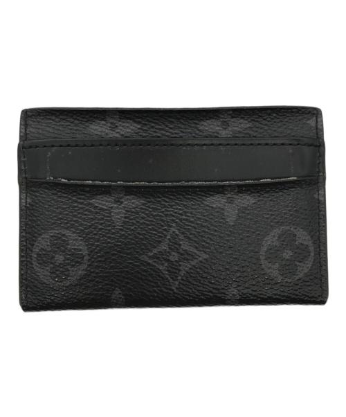 LOUIS VUITTON（ルイ ヴィトン）LOUIS VUITTON (ルイ ヴィトン) カードケース ポルト・カルト・ダブル ブラックの古着・服飾アイテム