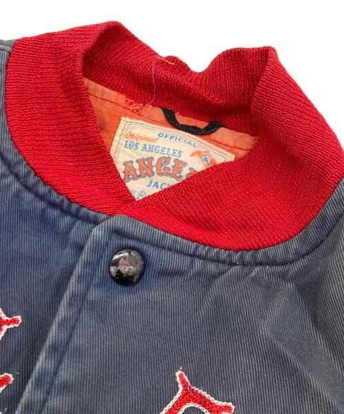 LOS ANGELES ANGELS（ロサンジェルスエンジェルズ）LOS ANGELES ANGELS (ロサンジェルスエンジェルズ) スタジャン グレー サイズ:	SIZE 32の古着・服飾アイテム