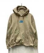 NIKE×OFFWHITEナイキ×オフホワイト）の古着「FLC HOODIE」｜ベージュ