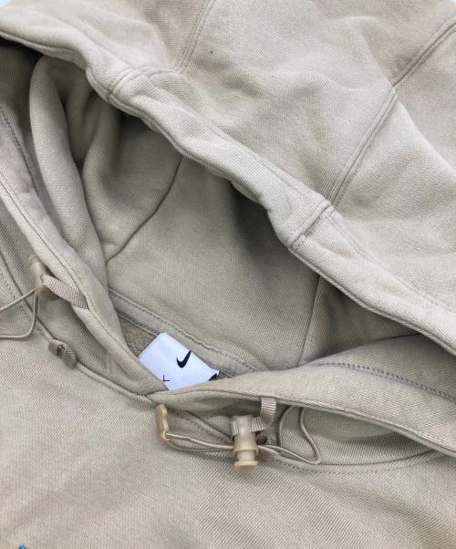 NIKE（ナイキ）NIKE (ナイキ) OFFWHITE (オフホワイト) FLC HOODIE ベージュ サイズ:Mの古着・服飾アイテム