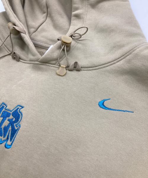 NIKE（ナイキ）NIKE (ナイキ) OFFWHITE (オフホワイト) FLC HOODIE ベージュ サイズ:Mの古着・服飾アイテム