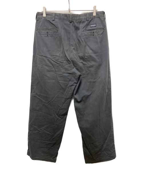 POLO RALPH LAUREN（ポロ・ラルフローレン）POLO RALPH LAUREN (ポロ・ラルフローレン) 90s POLO CHINO 2タックスラックス ブラック サイズ:35の古着・服飾アイテム