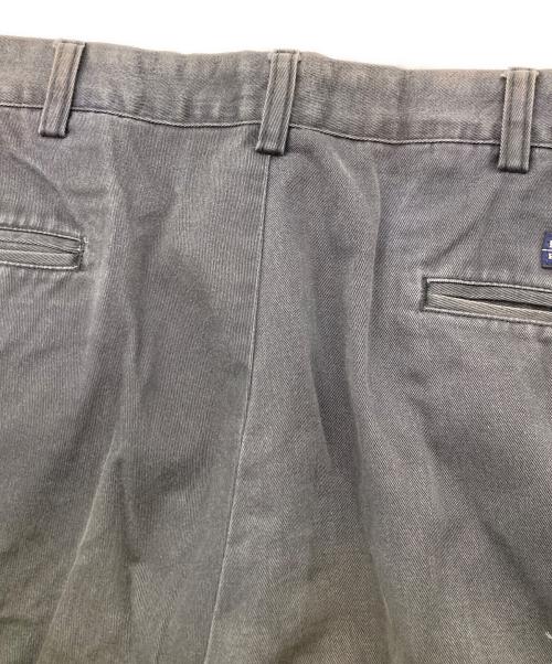 POLO RALPH LAUREN（ポロ・ラルフローレン）POLO RALPH LAUREN (ポロ・ラルフローレン) 90s POLO CHINO 2タックスラックス ブラック サイズ:35の古着・服飾アイテム