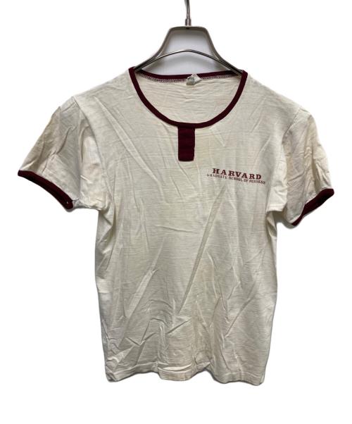 Champion（チャンピオン）Champion (チャンピオン) 70s カレッジプリントTEE ホワイト サイズ:Sの古着・服飾アイテム