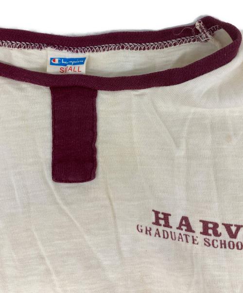 Champion（チャンピオン）Champion (チャンピオン) 70s カレッジプリントTEE ホワイト サイズ:Sの古着・服飾アイテム