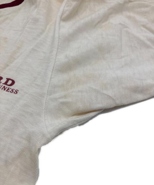 Champion（チャンピオン）Champion (チャンピオン) 70s カレッジプリントTEE ホワイト サイズ:Sの古着・服飾アイテム