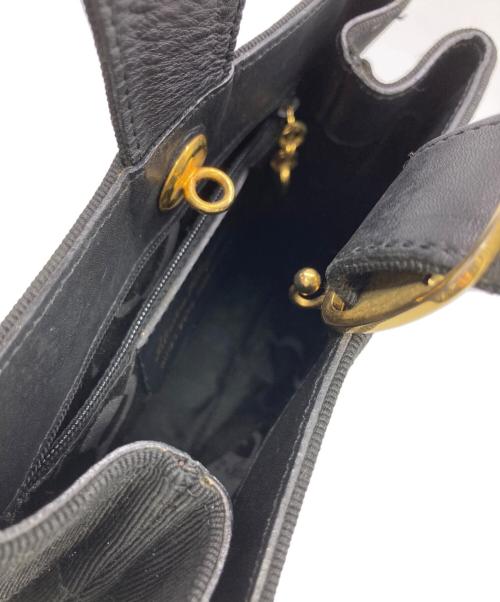 Salvatore Ferragamo（サルヴァトーレ フェラガモ）Salvatore Ferragamo (サルヴァトーレ フェラガモ) ワンハンドルバッグ ブラックの古着・服飾アイテム