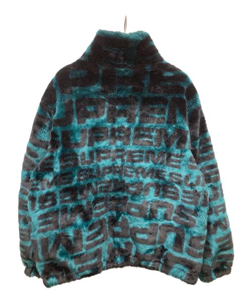 SUPREME（シュプリーム）Supreme (シュプリーム) Faux Fur Repeater Bomber Jacket グリーン サイズ:XLの古着・服飾アイテム