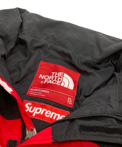 SUPREME（シュプリーム）Supreme (シュプリーム) THE NORTH FACE (ザ ノース フェイス) 15FW Mountain Pullover レッド×ブラック サイズ:XLの古着・服飾アイテム