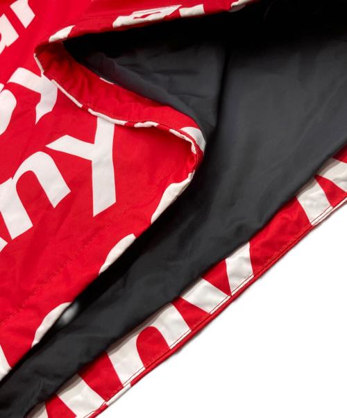 SUPREME（シュプリーム）Supreme (シュプリーム) THE NORTH FACE (ザ ノース フェイス) 15FW Mountain Pullover レッド×ブラック サイズ:XLの古着・服飾アイテム