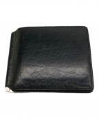 HENDER SCHEMEエンダースキーマ）の古着「マネークリップ折り財布」｜ブラック