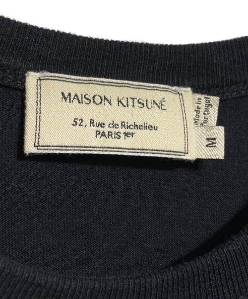 maison kitsune（メゾンキツネ）MAISON KITSUNE (メゾンキツネ) Tシャツ ネイビー サイズ:Mの古着・服飾アイテム