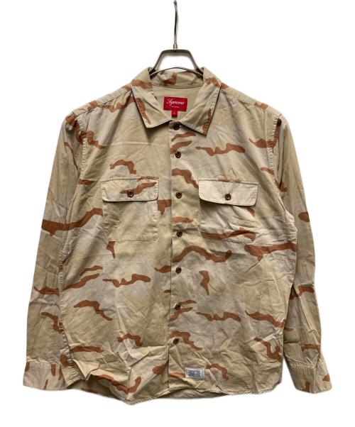 SUPREME（シュプリーム）Supreme (シュプリーム) Field shirt ベージュ サイズ:Lの古着・服飾アイテム