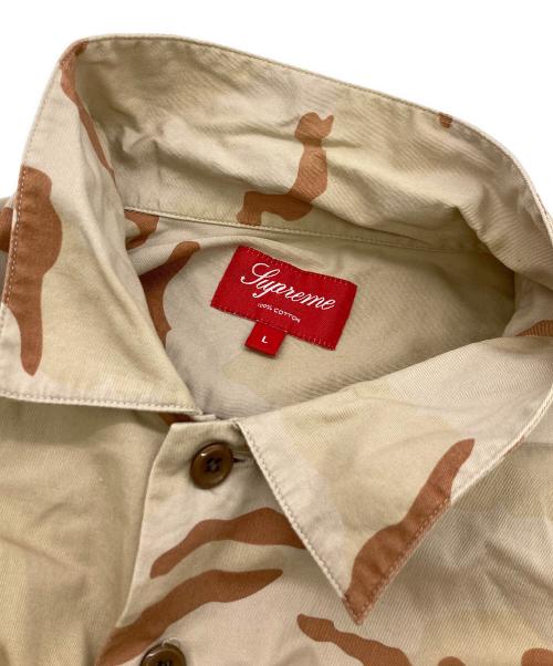 SUPREME（シュプリーム）Supreme (シュプリーム) Field shirt ベージュ サイズ:Lの古着・服飾アイテム
