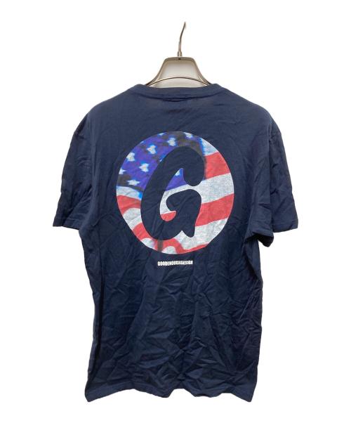 GOODENOUGH（グッドイナフ）GOODENOUGH (グッドイナフ) 星条旗プリントTシャツ ネイビー サイズ:	SIZE Mの古着・服飾アイテム