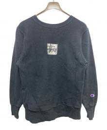 stussy×Champion（ステューシー×チャンピオン）の古着「フロント刺繍スウェット」