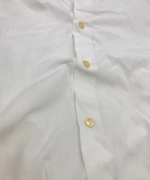 belle jardiniere（ベル・ジャルディニエール）belle jardiniere (ベル・ジャルディニエール) バンドカラードレスシャツ ホワイト サイズ:36の古着・服飾アイテム