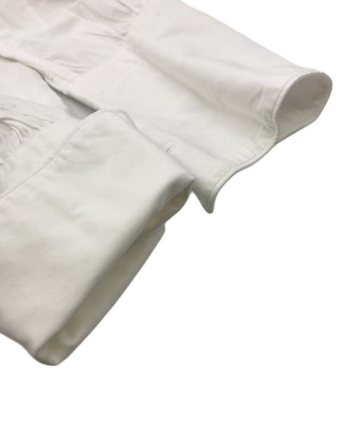 belle jardiniere（ベル・ジャルディニエール）belle jardiniere (ベル・ジャルディニエール) バンドカラードレスシャツ ホワイト サイズ:36の古着・服飾アイテム