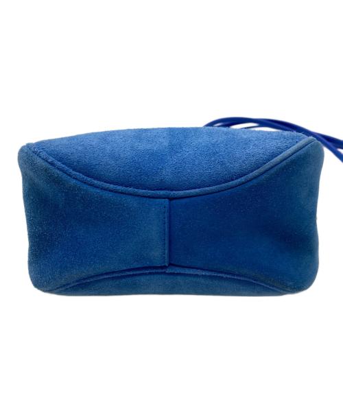 JIL SANDER（ジルサンダー）JIL SANDER (ジルサンダー) SUEDE LEATHER SHOULDER BAG ブルーの古着・服飾アイテム