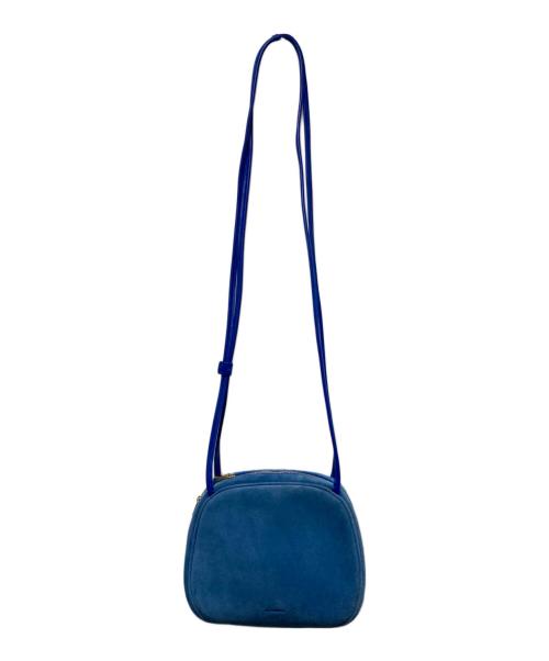 JIL SANDER（ジルサンダー）JIL SANDER (ジルサンダー) SUEDE LEATHER SHOULDER BAG ブルーの古着・服飾アイテム